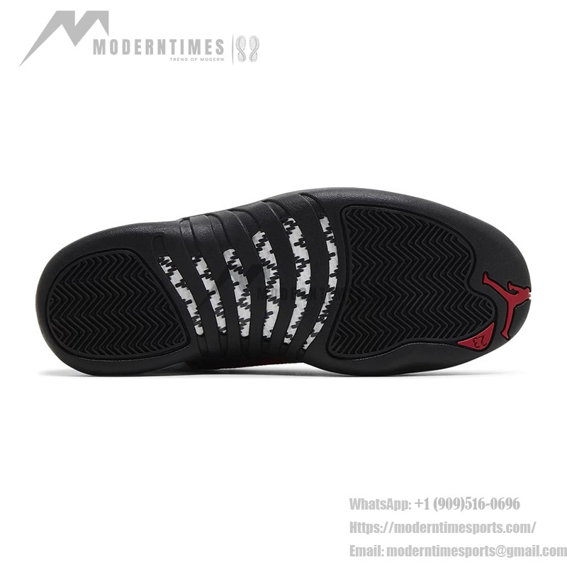 Air Jordan 12 Retro CT8013-162 - White, Black, and Red Sneakers