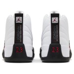 Air Jordan 12 Retro CT8013-162 - White, Black, and Red Sneakers