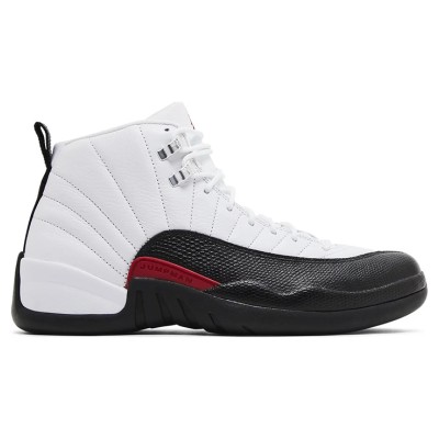 Air Jordan 12 Retro CT8013-162 - Classic White and Black with Red Accents for Timeless Style