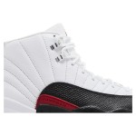 Air Jordan 12 Retro CT8013-162 - White, Black, and Red Sneakers