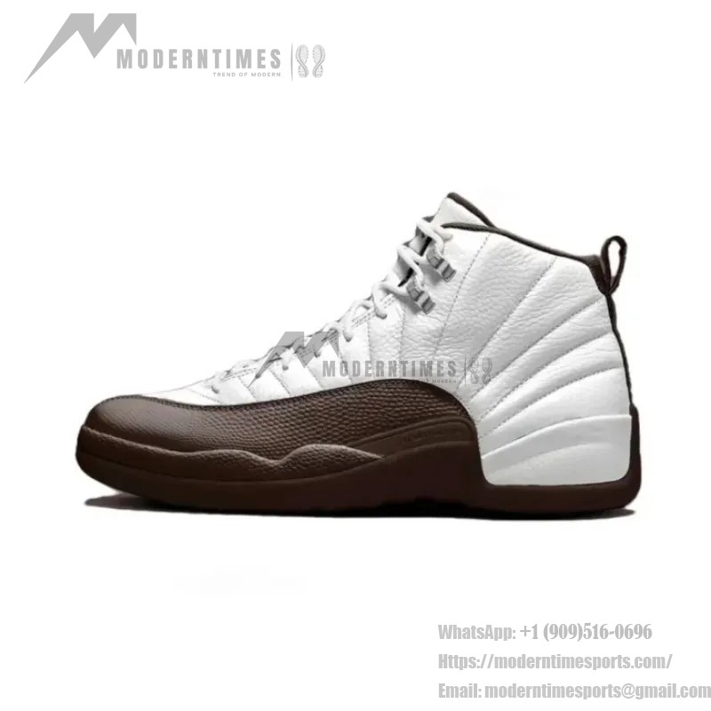 Air Jordan 12 Retro SoleFly FZ5026-100 - ホワイトとバロックブラウンのアクセント