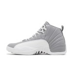 Air Jordan 12 Retro "Grey/White" CT8013-015 - Elegant Grey Sneakers with Premium Leather