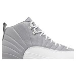 Air Jordan 12 Retro "Grey/White" CT8013-015 - Elegant Grey Sneakers with Premium Leather