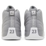 Air Jordan 12 Retro "Grey/White" CT8013-015 - Elegant Grey Sneakers with Premium Leather