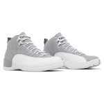 Air Jordan 12 Retro "Grey/White" CT8013-015 - Elegant Grey Sneakers with Premium Leather