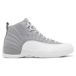 Air Jordan 12 Retro "Grey/White" CT8013-015 - Elegant Grey Sneakers with Premium Leather