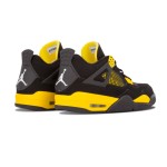 Air Jordan 4 Retro Thunder 2012 308497-008 Sneakers - Classic Black and Yellow Design