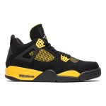 Air Jordan 4 Retro Thunder 2012 308497-008 Sneakers - Classic Black and Yellow Design