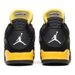 Air Jordan 4 Retro Thunder 2012 308497-008 Sneakers - Classic Black and Yellow Design