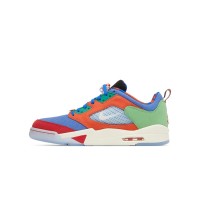 Air Jordan 5 Retro Low Doernbecher DR6287-486 – Multicolor Sneakers with Translucent Sole & Air Cushioning