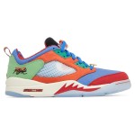 Air Jordan 5 Retro Low Doernbecher DR6287-486 Multicolor Sneakers with Translucent Sole