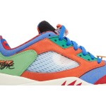 Air Jordan 5 Retro Low Doernbecher DR6287-486 Multicolor Sneakers with Translucent Sole