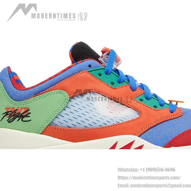 Air Jordan 5 Retro Low Doernbecher DR6287-486 Multicolor Sneakers with Translucent Sole