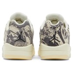 Air Jordan 5 Low DA8016-100 Beige Canvas Sneakers with Botanical Prints and Translucent Sole