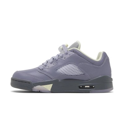 Air Jordan 5 Low FJ4563-500 - Indigo Haze Sneakers with Reflective Tongue & Translucent Sole