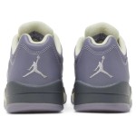 Air Jordan 5 Low FJ4563-500 Indigo Haze Sneakers with Reflective Tongue and Translucent Sole