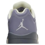 Air Jordan 5 Low FJ4563-500 Indigo Haze Sneakers with Reflective Tongue and Translucent Sole