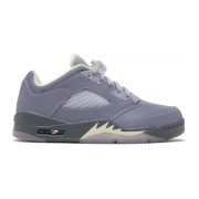 Air Jordan 5 Low FJ4563-500 - Indigo Haze Sneakers mit reflektierender Zunge und durchscheinender Sohle