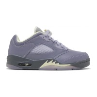 Air Jordan 5 Low FJ4563-500 - Indigo Haze Sneakers with Reflective Tongue & Translucent Sole