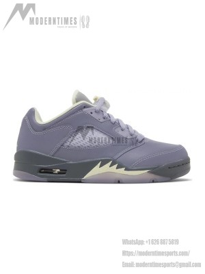 Air Jordan 5 Low FJ4563-500 - Indigo Haze Sneakers with Reflective Tongue & Translucent Sole
