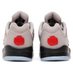 Air Jordan 5 Low DX6325-204 Beige & Black Sneakers with Translucent Sole and Color Accents