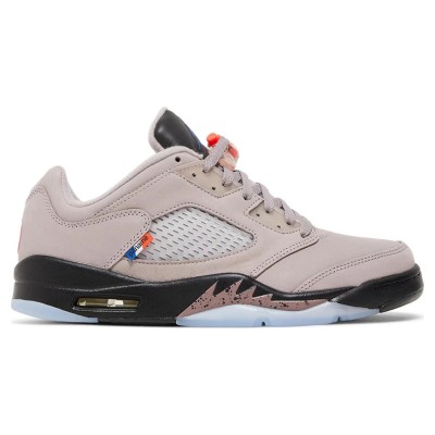 Air Jordan 5 Low DX6325-204 - Beige & Black Sneakers with Translucent Sole & Iconic Color Accents