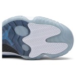 Air Jordan 11 Retro University Blue 717602-900 - Blue and White Sneaker with Patent Leather Finish