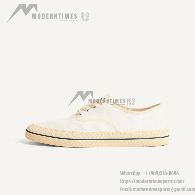 Loro Piana Nantucket Walk Sneaker FAR1445 A018 Natural White luxury summer canvas sneakers