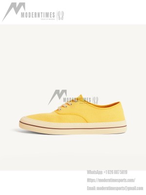 Loro Piana Nantucket Walk Sneaker FAR1445 20I8 Minty Lemon – Luxury Resort Style Sneakers for Men & Women | Lightweight Italian Fashion Canvas Shoes