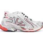 Balenciaga Runner Sneakers - Bold Silver and Red Sneakers with Superior Comfort