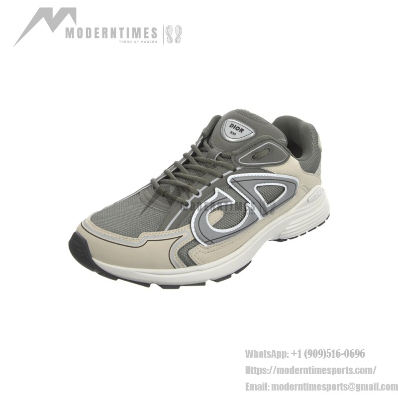 DIOR B30 Sneakers Olive 3SN279ZLY H661 Luxury Unisex Designer Shoes