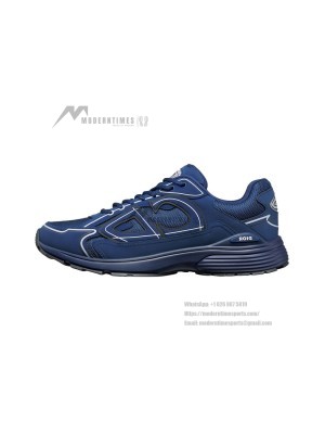DIOR B30 Sneakers Donkerblauw 3SN279ZRD-H520 | Luxury Unisex Shoes