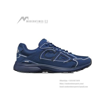DIOR B30 Sneakers Donkerblauw 3SN279ZRD-H520 | Luxury Unisex Shoes