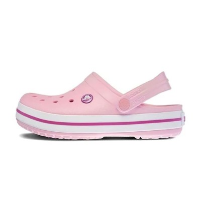 Crocs Crocband Beach Sandals Unisex Pink Purple 11016-6MB – Comfortable, Breathable, Slip-Resistant Beach Shoes for Men and Women