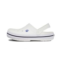 Crocs Beach Unisex White Sandals 11016-100 – Lightweight, Comfortable, Slip-Resistant Beach Shoes for Men and Women