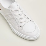 Hermès Deep Leder Sneaker H231888ZH1W440 weiße Low-Top Unisex Luxusschuhe