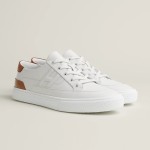 Hermès Deep Leder Sneaker H231888ZH1W440 weiße Low-Top Unisex Luxusschuhe