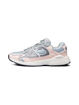 DIOR B30 Sneakers Grey Light Pink 3SN279ZRA H840 | Luxury Unisex Shoes