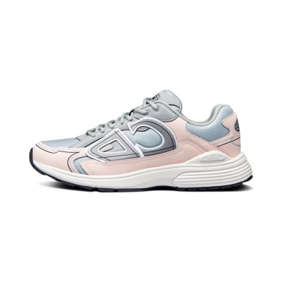 DIOR B30 Sneakers Grey Light Pink 3SN279ZRA H840 | Luxury Unisex Shoes