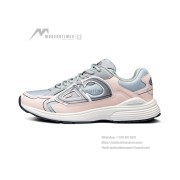 DIOR B30 Sneakers Grey Light Pink 3SN279ZRA H840 | Luxury Unisex Shoes