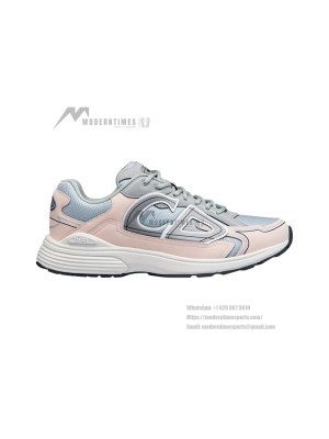 DIOR B30 Sneakers Grey Light Pink 3SN279ZRA H840 | Luxury Unisex Shoes