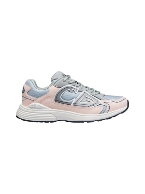 DIOR B30 Sneakers Grey Light Pink 3SN279ZRA H840 | Luxury Unisex Shoes