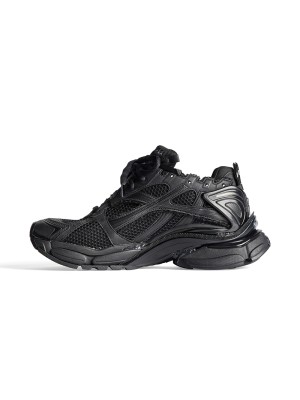 Balenciaga Men’s Runner Sneaker - Sleek All-Black Design with Premium Comfort for Urban Street Style