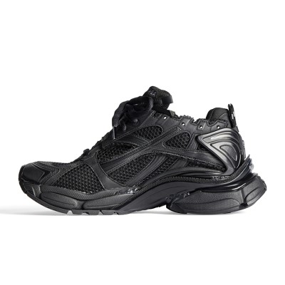 Balenciaga Men’s Runner Sneaker - Sleek All-Black Design with Premium Comfort for Urban Street Style