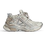 Balenciaga Men's Runner Sneaker - Beige and Grey Design with Premium Comfort