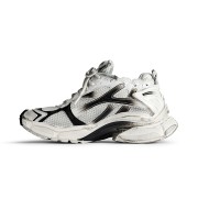 Balenciaga Men's Runner Gradient Sneaker - Bold Black & White Design with Premium Comfort for Street Style