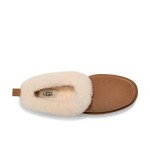 UGG Women's Platform Moccasin 1166733 in Chestnut with Fold-Over Sheepskin Collar