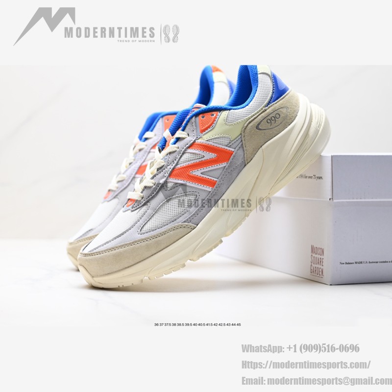 New Balance x Kith x Madison Square Garden 990v6 U990KN6 – Stylish and Comfortable New York Knicks-Inspired Sneakers New Balance x Kith x Madison Square Garden 990v6 Made in USA New York Knicks U990KN6 – Premium Suede & Mesh Sneakers