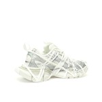 Balenciaga Runner Kith Four.Color 7.0 - Futuristic All-White Sneakers with Strap Design