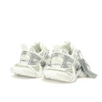 Balenciaga Runner Kith Four.Color 7.0 - Futuristic All-White Sneakers with Strap Design